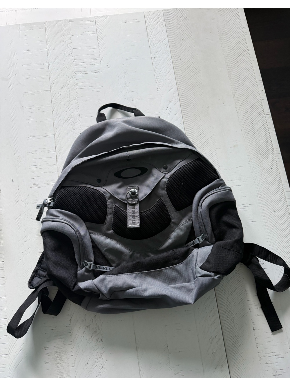 Y2K Oakley Ripcord Gray and Black Backpack